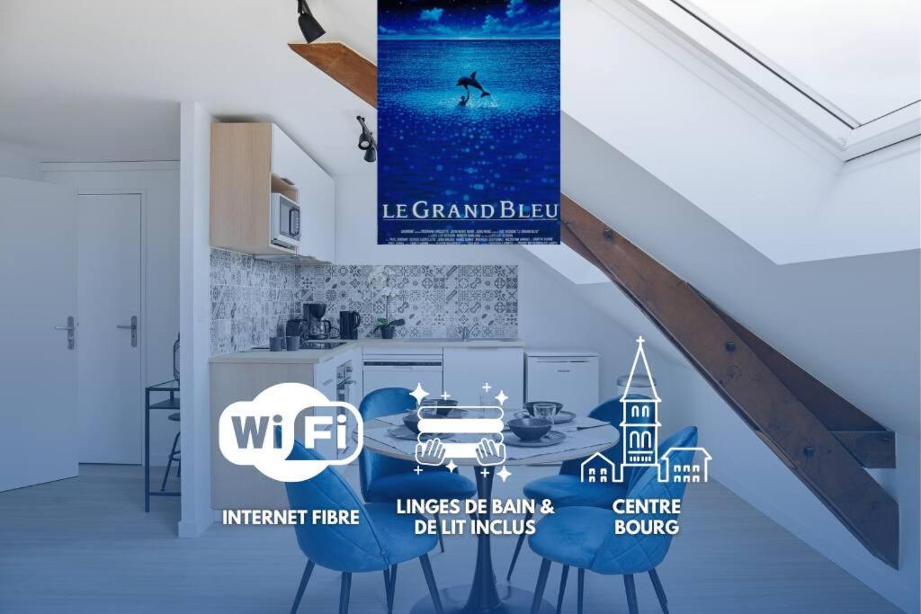 Le Grand Bleu - Wifi Fibre/Linge/Acces Cour Daire Vallons-de-l'Erdre Dış mekan fotoğraf