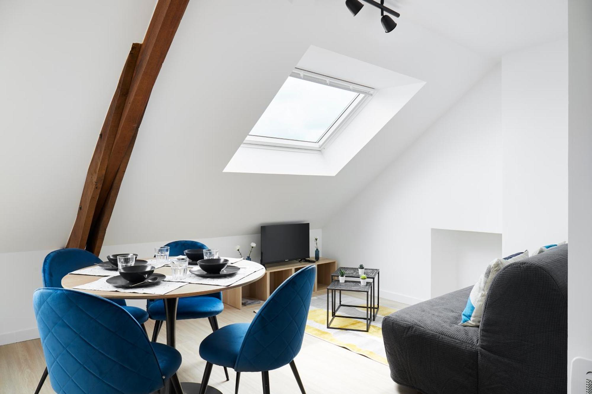 Le Grand Bleu - Wifi Fibre/Linge/Acces Cour Daire Vallons-de-l'Erdre Dış mekan fotoğraf